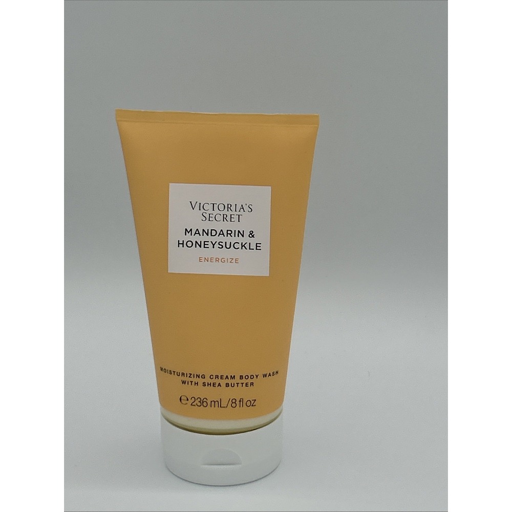 Victoria's Secret Mandarin & Honeysuckle Energize Moisturizing Body Wash 8oz New